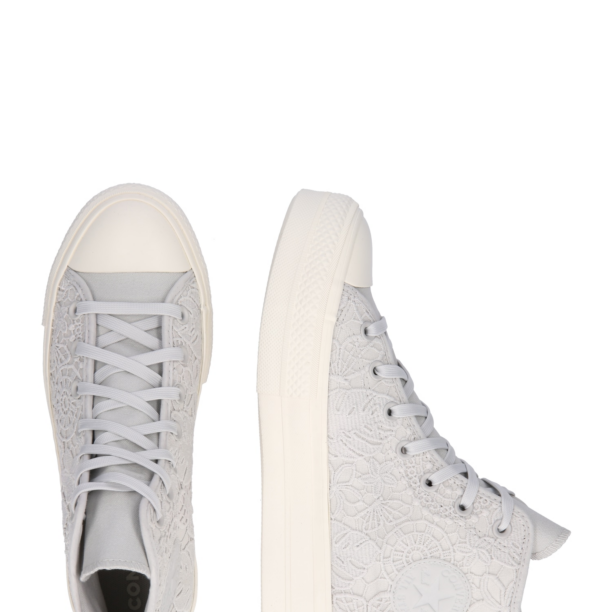 CONVERSE Sneaker înalt 'Chuck Taylor All Star Lift'  gri deschis / alb