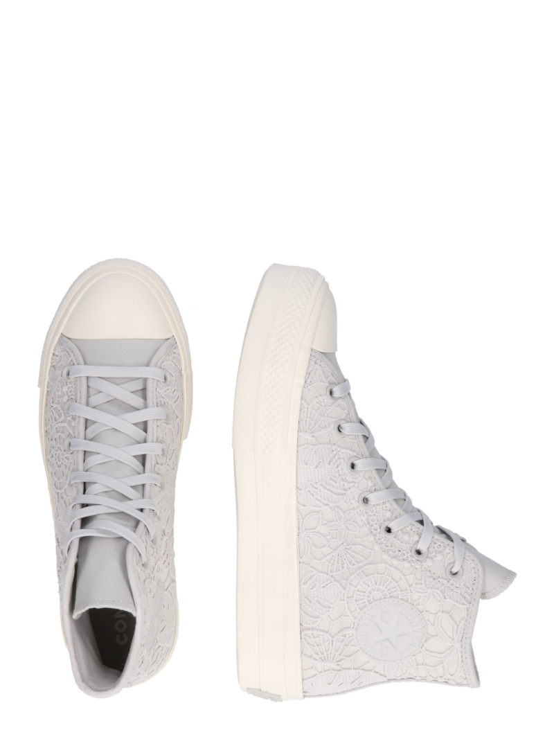 CONVERSE Sneaker înalt 'Chuck Taylor All Star Lift'  gri deschis / alb