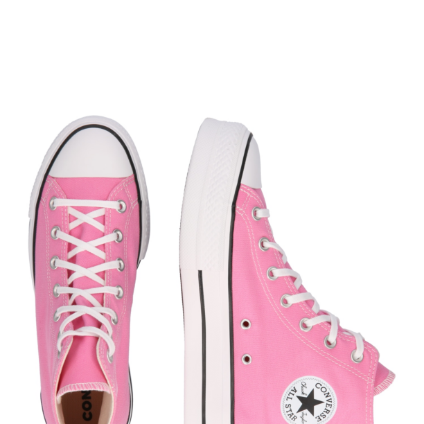 CONVERSE Sneaker înalt 'Chuck Taylor All Star Lift'  roz / negru / alb