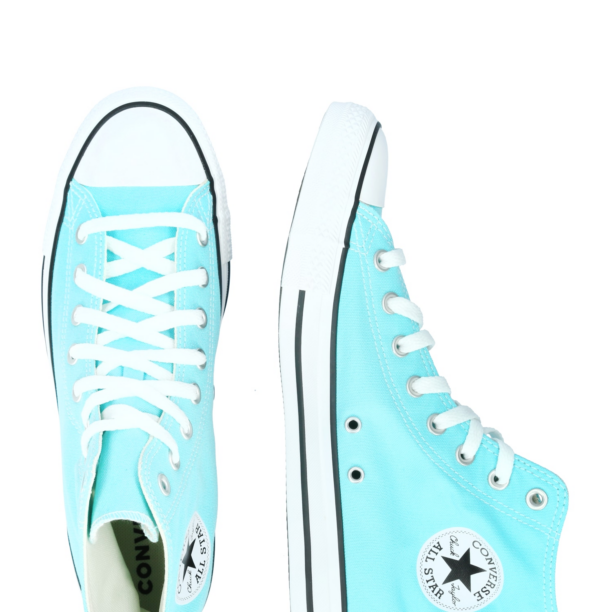 CONVERSE Sneaker înalt 'Chuck Taylor All Star'  albastru aqua / alb murdar