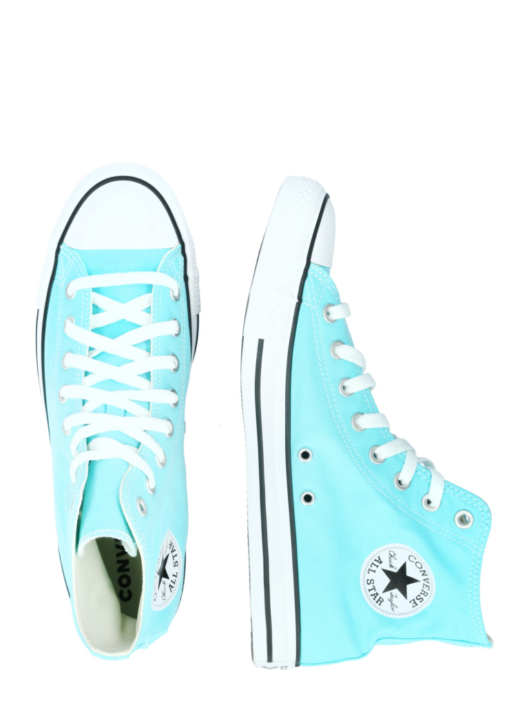 CONVERSE Sneaker înalt 'Chuck Taylor All Star'  albastru aqua / alb murdar