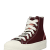 CONVERSE Sneaker înalt  roz / roșu / roșu bordeaux / alb