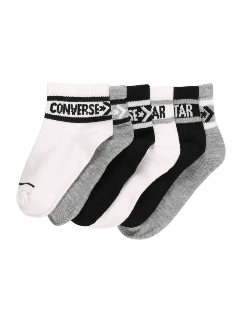 CONVERSE Șosete 'WORDMARK'  gri amestecat / negru / alb