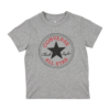 CONVERSE Tricou 'CHUCK PATCH'  gri grafit / gri amestecat / roșu