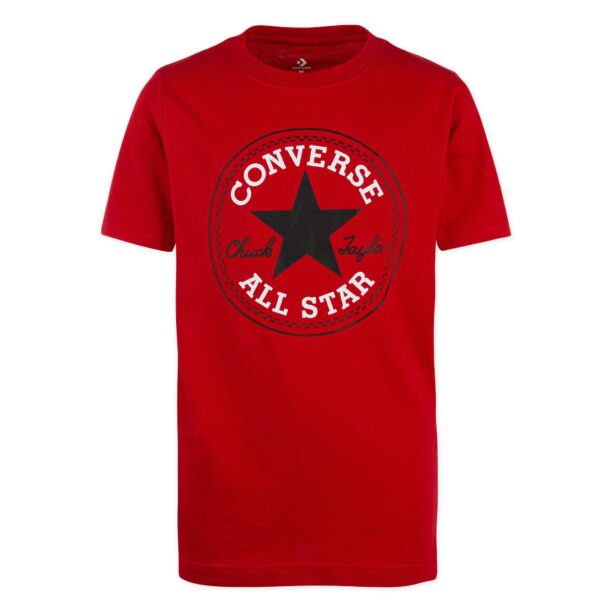 CONVERSE Tricou 'Chuck'  bleumarin / roșu / alb