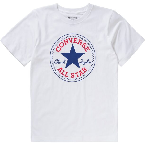 CONVERSE Tricou  albastru / roșu / alb