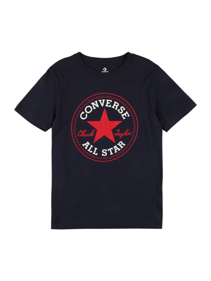 CONVERSE Tricou  bleumarin / roșu / alb