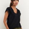 CULTURE Tricou 'Biana'  negru