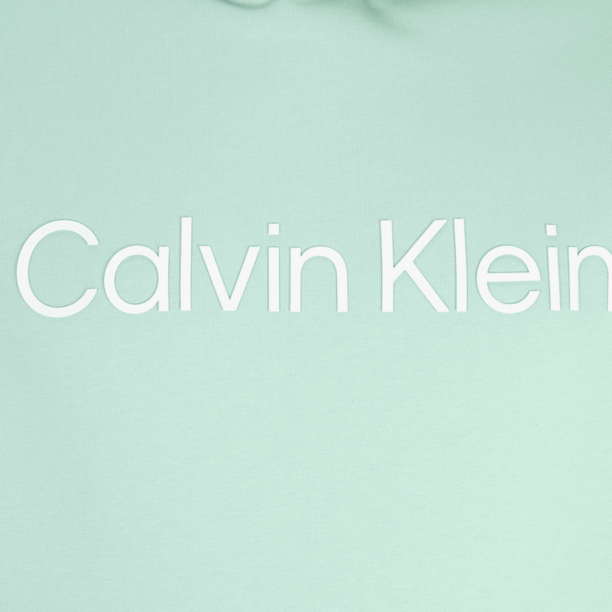 Calvin Klein Big & Tall Bluză de molton 'HERO'  verde mentă / alb preţ