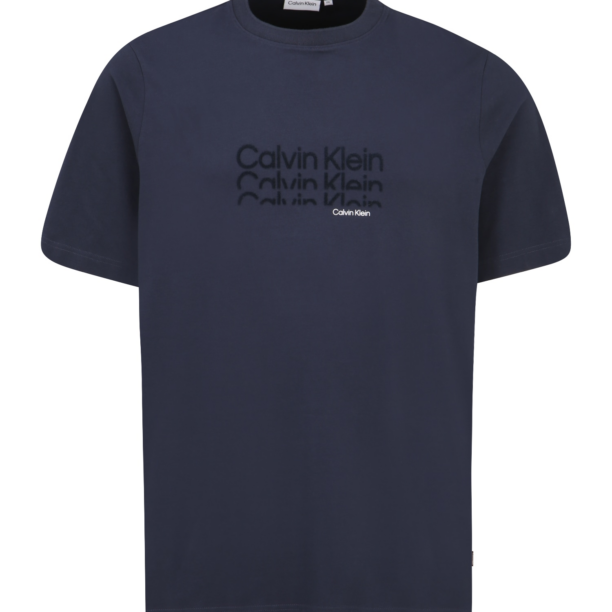 Calvin Klein Big & Tall Tricou  bleumarin / negru / alb