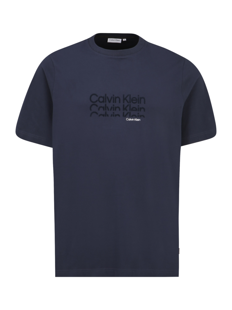 Calvin Klein Big & Tall Tricou  bleumarin / negru / alb