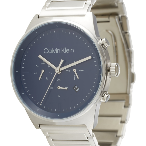 Calvin Klein Ceas analogic 'TIMELESS'  bleumarin / argintiu