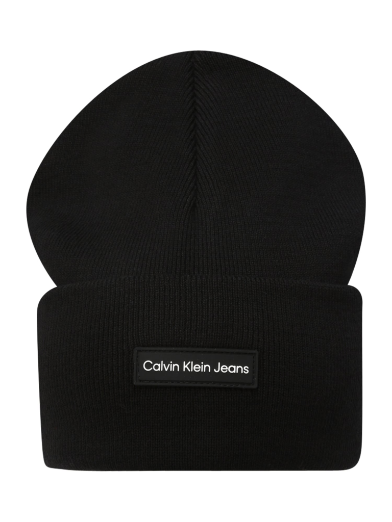 Calvin Klein Jeans Căciulă  negru / alb