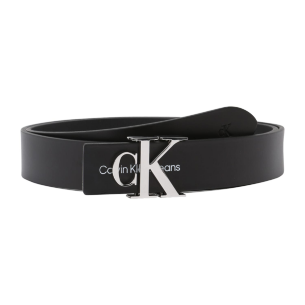 Calvin Klein Jeans Curea  negru / argintiu