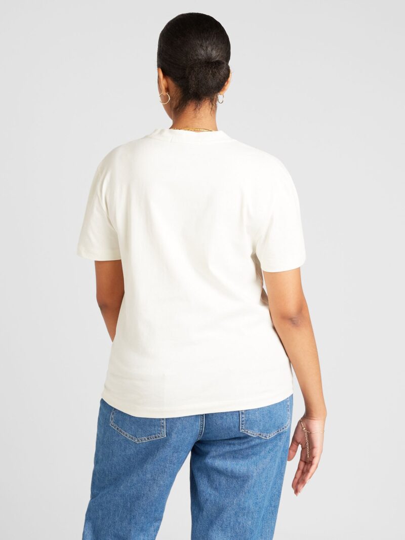 Calvin Klein Jeans Curve Tricou  alb preţ