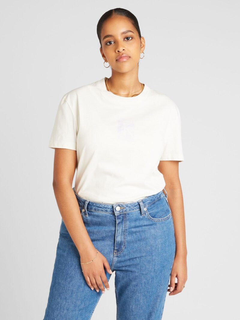 Calvin Klein Jeans Curve Tricou  alb