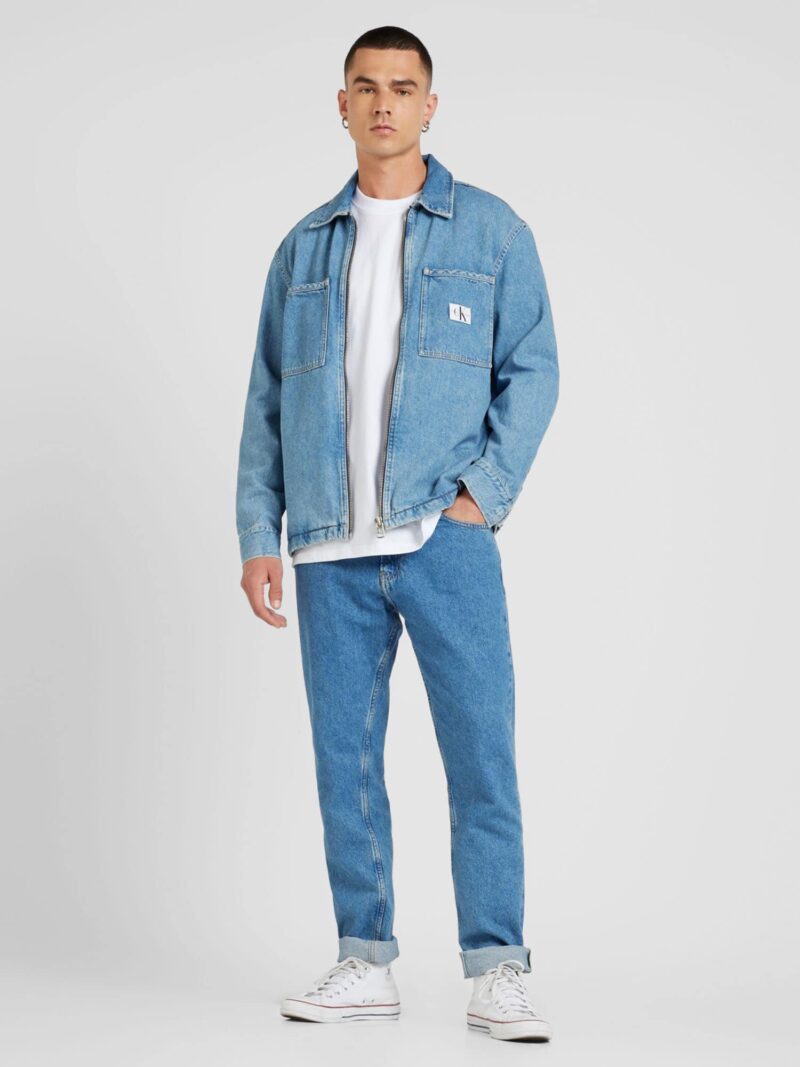 Calvin Klein Jeans Geacă de primăvară-toamnă  albastru denim preţ