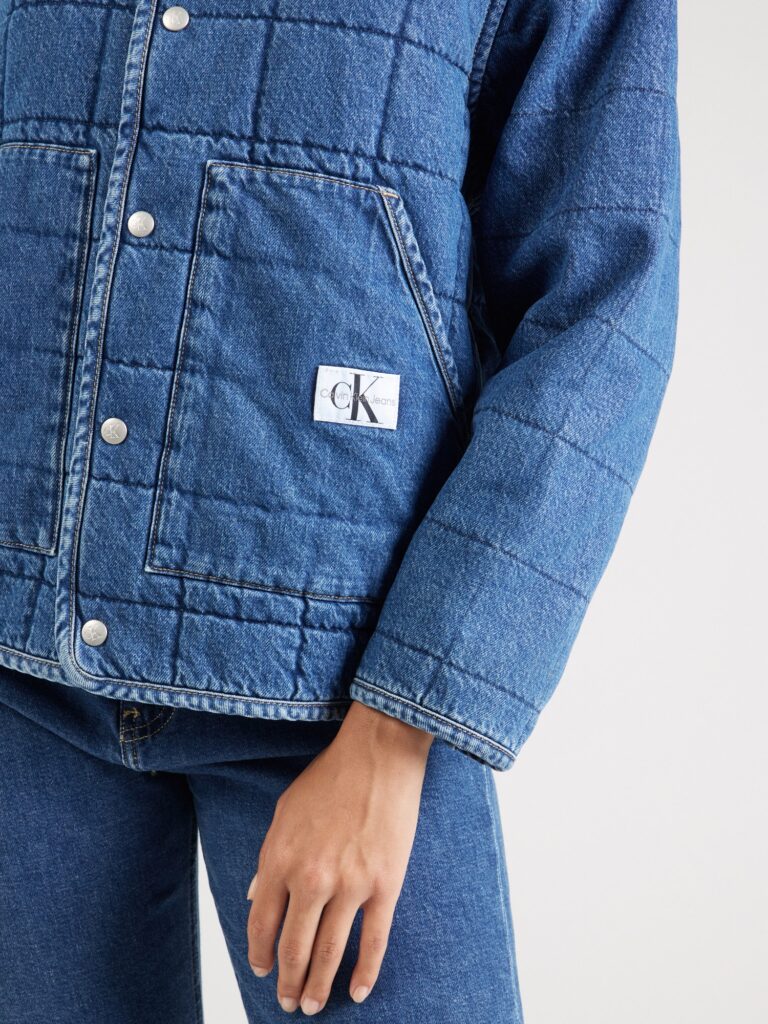 Preţ Calvin Klein Jeans Geacă de primăvară-toamnă  albastru denim