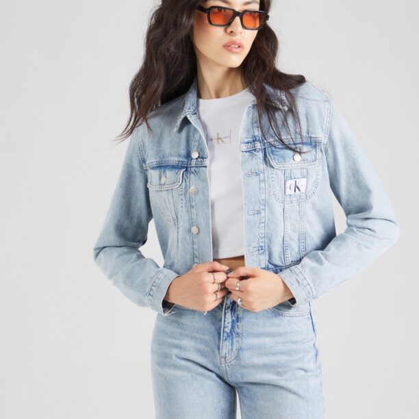 Calvin Klein Jeans Geacă de primăvară-toamnă  albastru denim