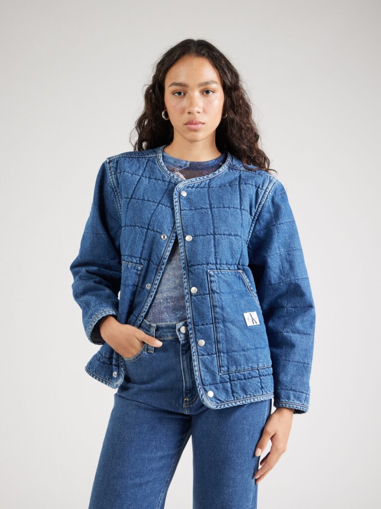 Calvin Klein Jeans Geacă de primăvară-toamnă  albastru denim