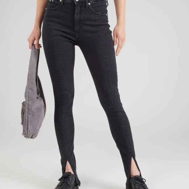 Calvin Klein Jeans Jeans 'HIGH RISE SUPER SKINNY'  negru denim