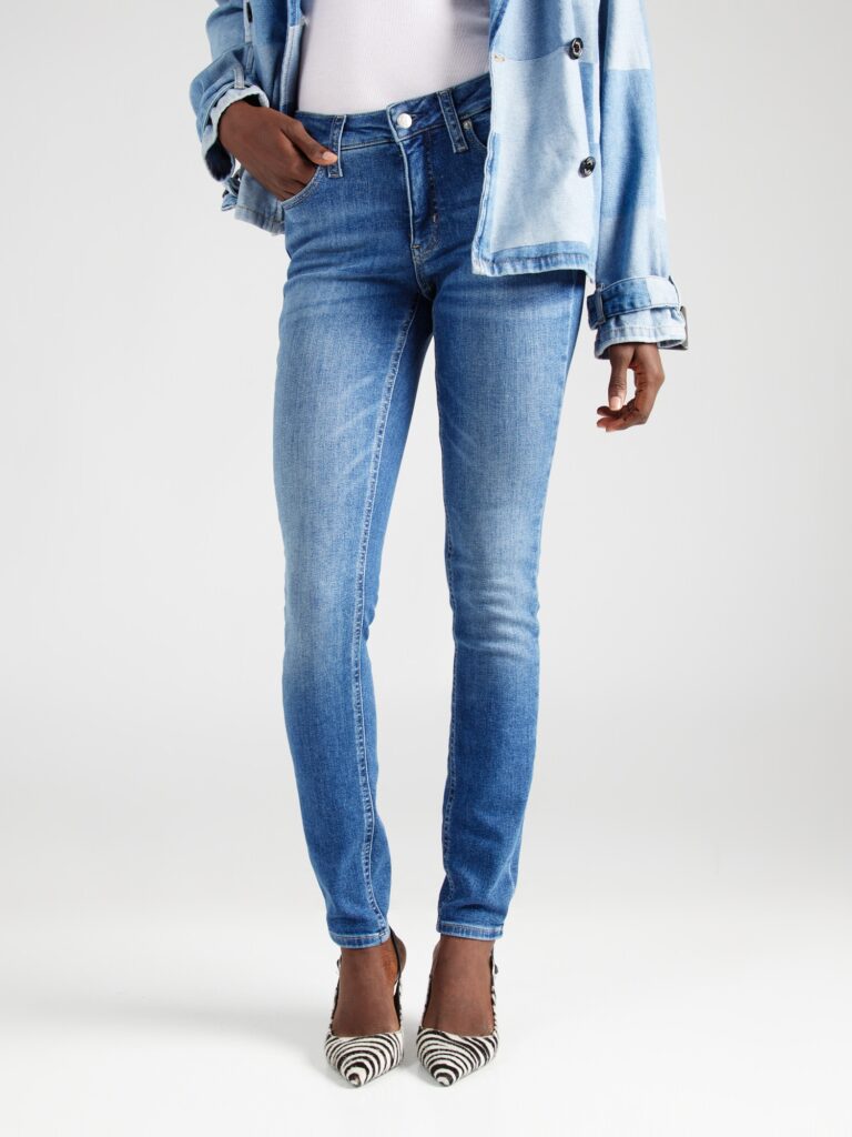 Calvin Klein Jeans Jeans 'MID RISE SKINNY'  albastru denim