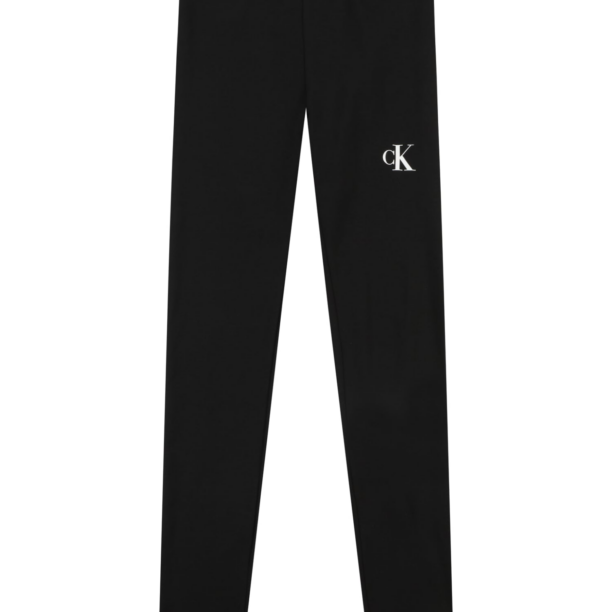 Calvin Klein Jeans Leggings  negru / alb