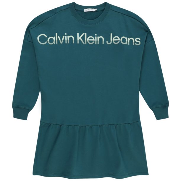 Calvin Klein Jeans Rochie 'HERO'  verde petrol / verde măr / verde pastel