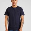 Calvin Klein Jeans Tricou  albastru marin / alb