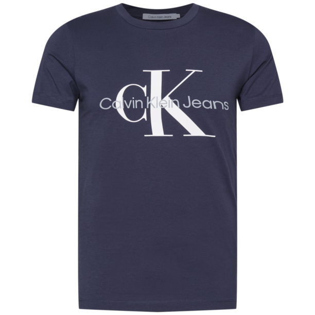 Calvin Klein Jeans Tricou  albastru marin / gri / alb