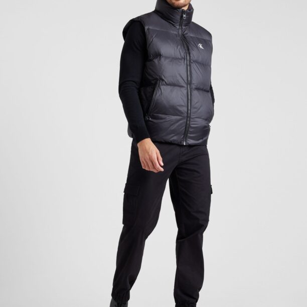 Cumpăra Calvin Klein Jeans Vestă 'ESSENTIALS'  negru / alb