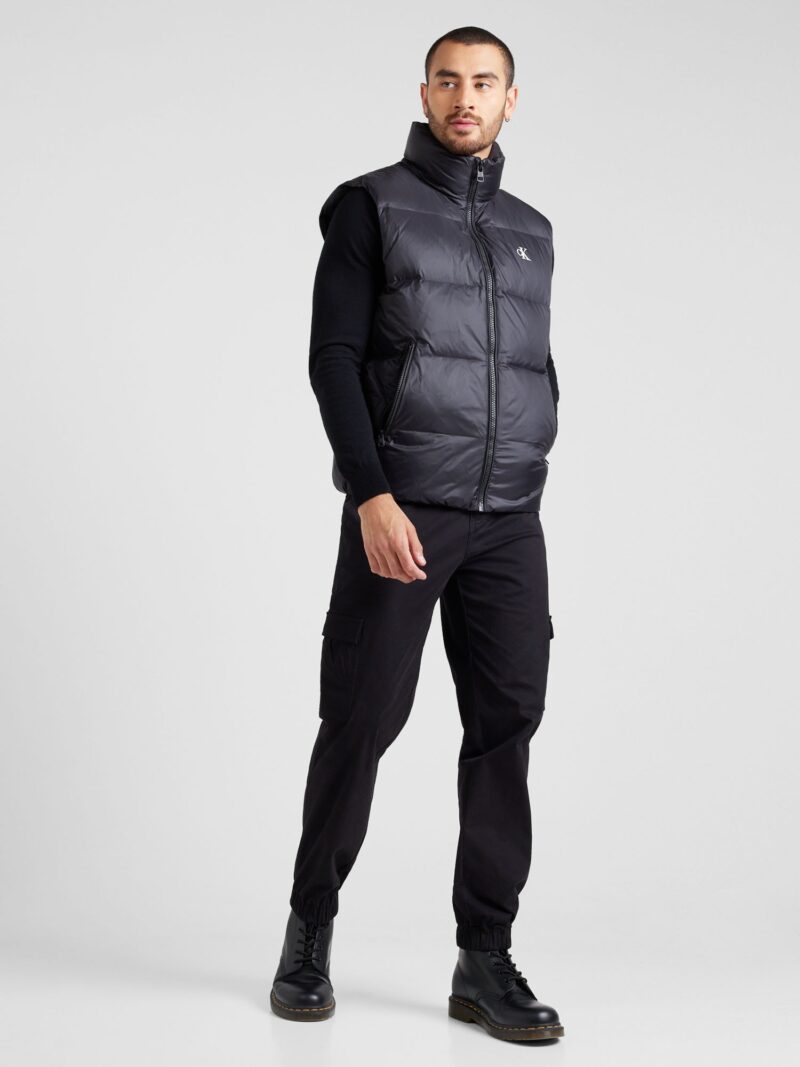 Cumpăra Calvin Klein Jeans Vestă 'ESSENTIALS'  negru / alb