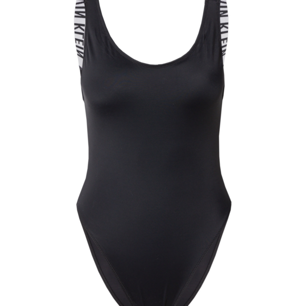 Calvin Klein Swimwear Costum de baie întreg 'Intense Power'  negru / alb