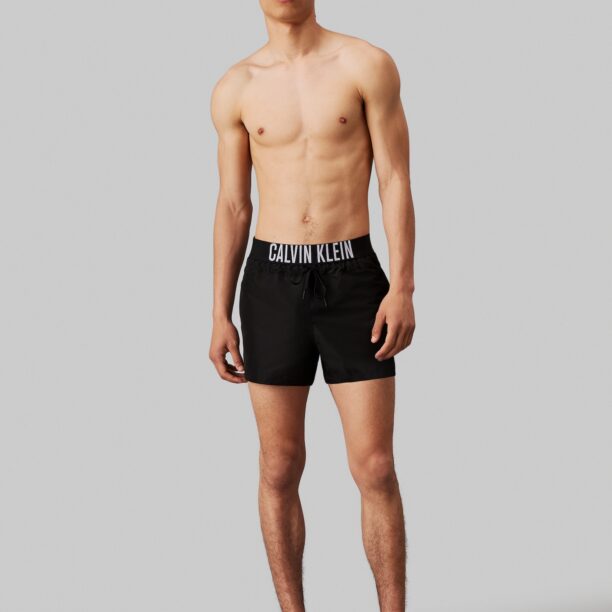 Calvin Klein Swimwear Șorturi de baie  negru / alb preţ