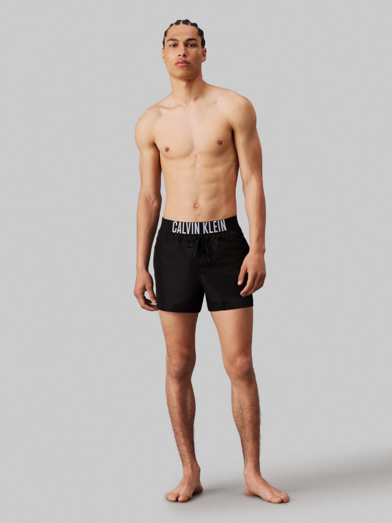 Calvin Klein Swimwear Șorturi de baie  negru / alb preţ