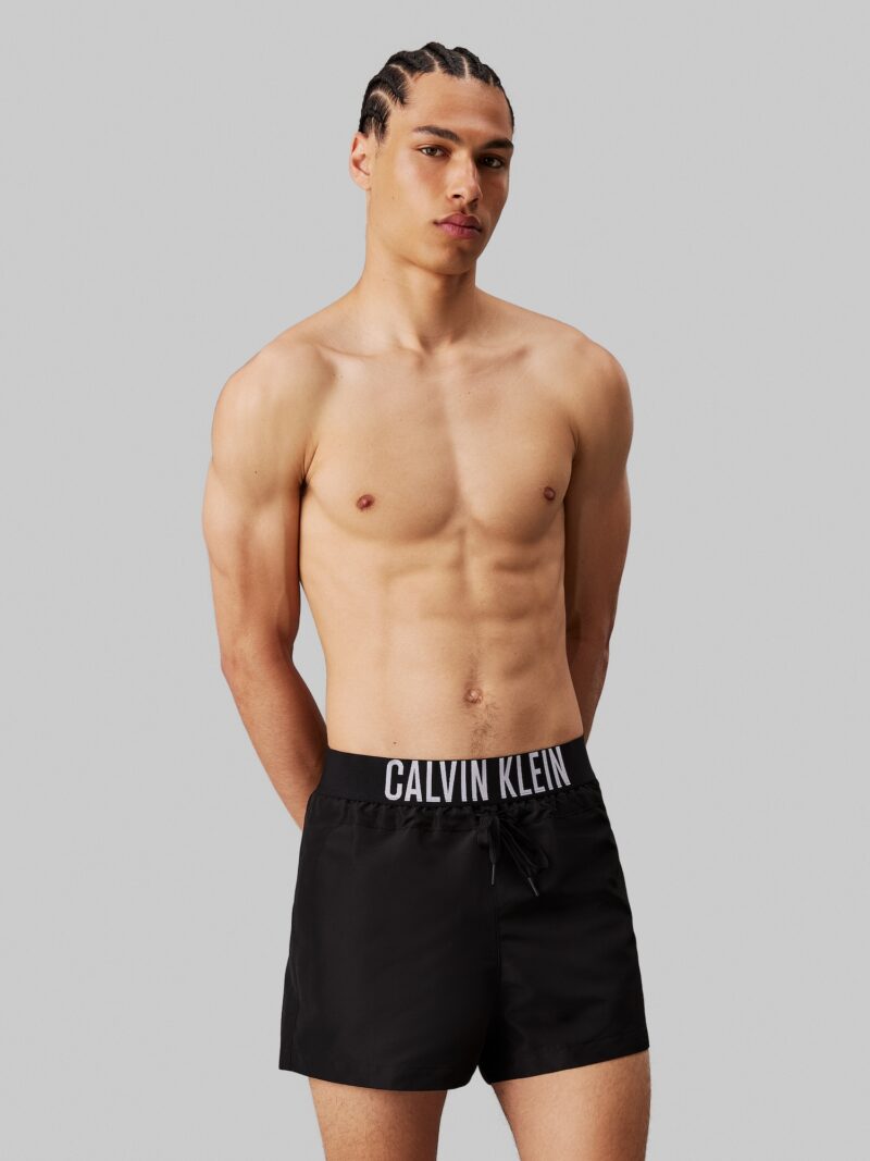 Preţ Calvin Klein Swimwear Șorturi de baie  negru / alb