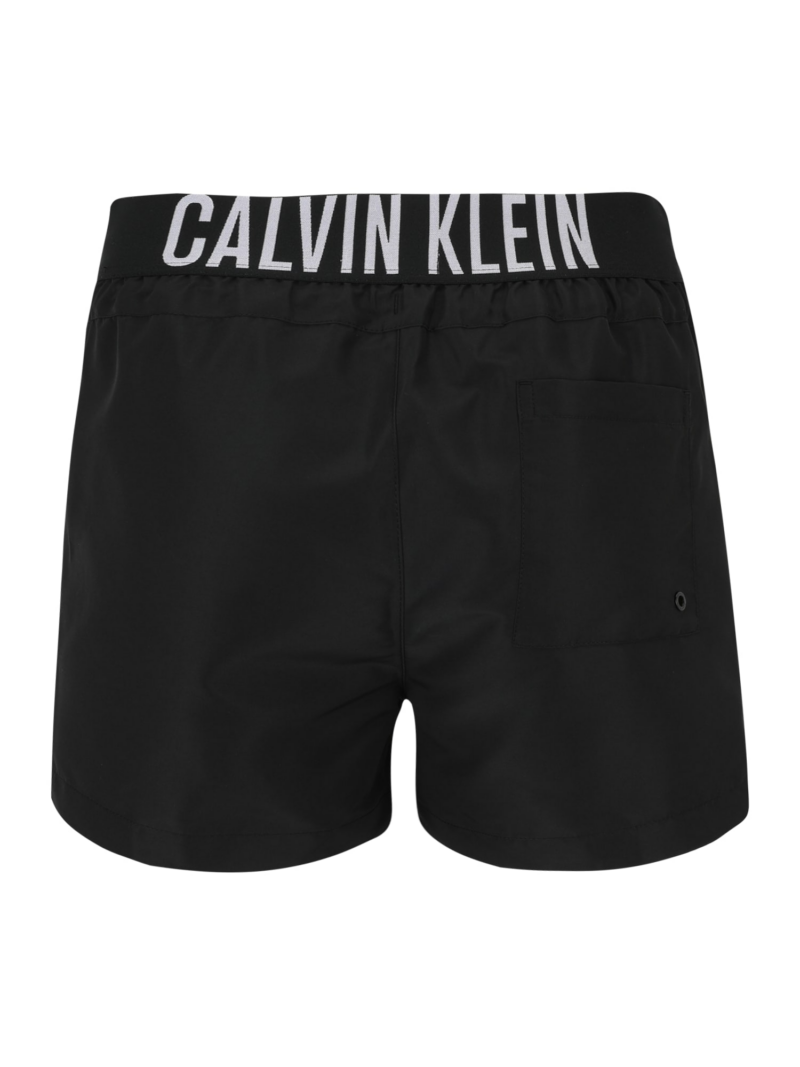 Calvin Klein Swimwear Șorturi de baie  negru / alb