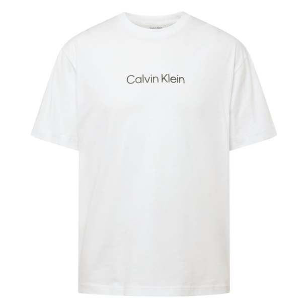 Calvin Klein Tricou 'Hero'  negru / alb