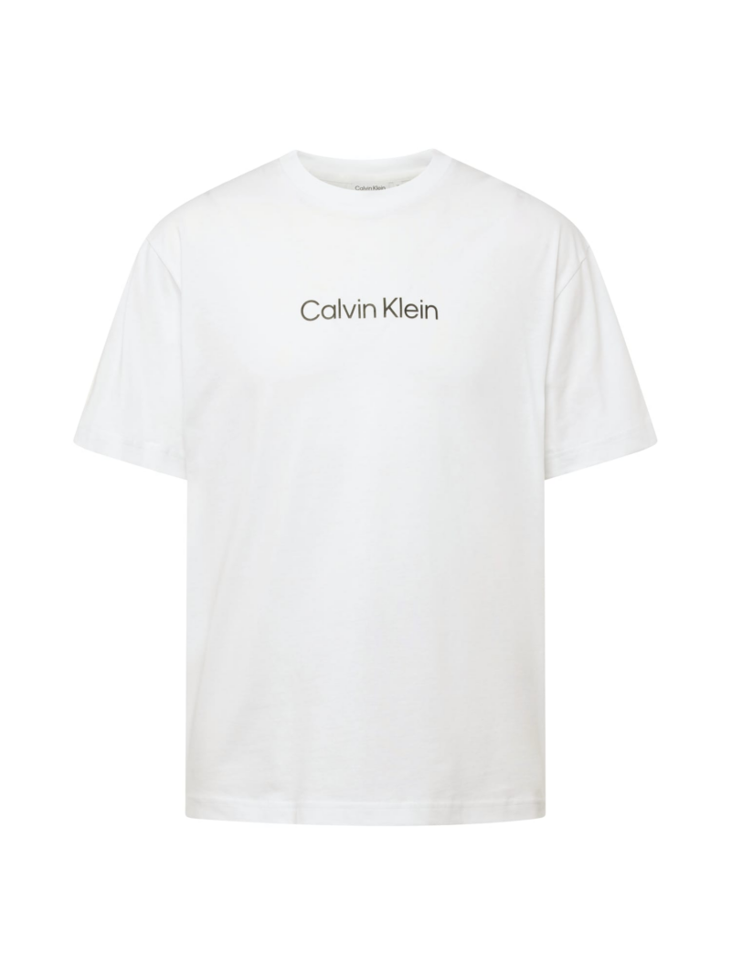 Calvin Klein Tricou 'Hero'  negru / alb