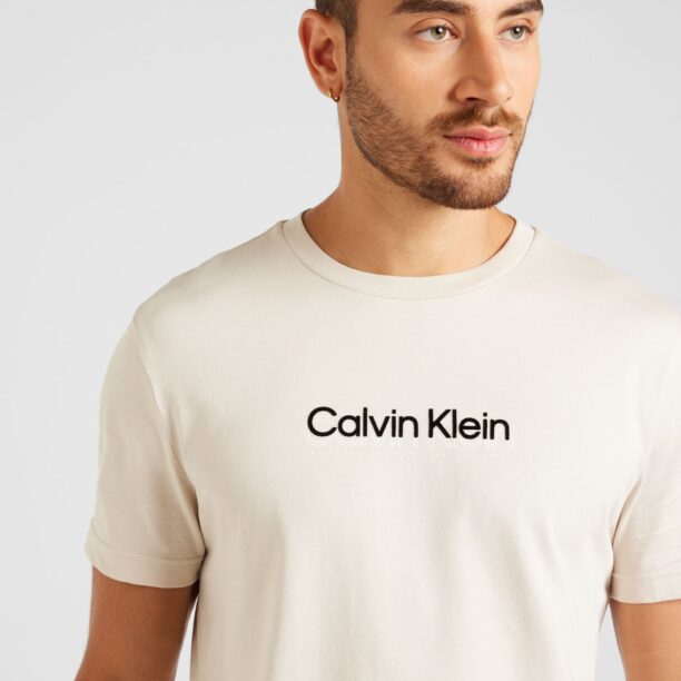 Calvin Klein Tricou  bej deschis / negru preţ