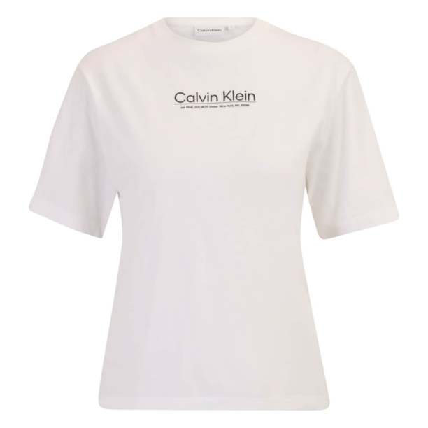 Calvin Klein Tricou  negru / alb