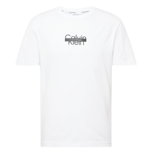 Calvin Klein Tricou  negru / alb