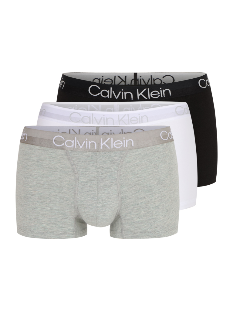 Calvin Klein Underwear Boxeri  gri / negru / alb