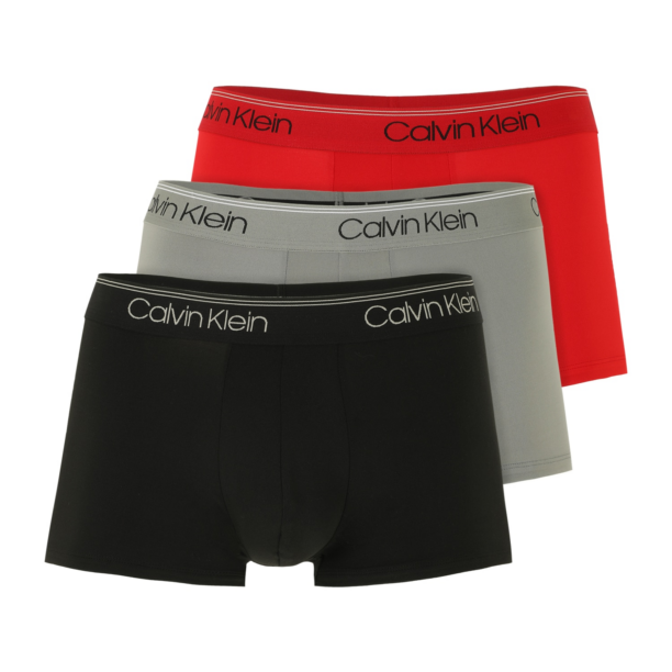 Calvin Klein Underwear Boxeri  gri / roșu / negru