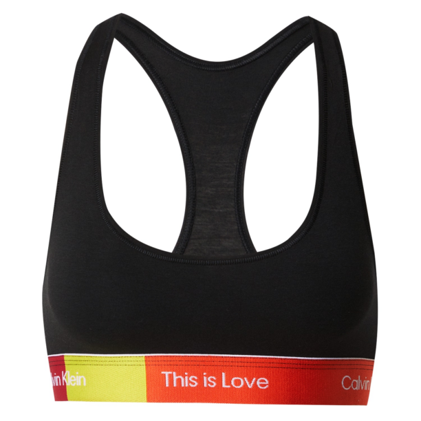 Calvin Klein Underwear Sutien 'Pride'  galben citron / roșu / negru / alb