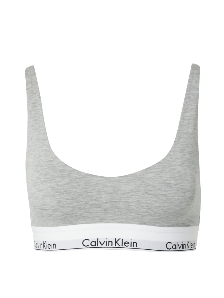 Calvin Klein Underwear Sutien  gri / alb