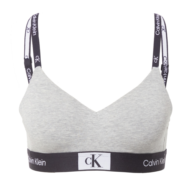 Calvin Klein Underwear Sutien  gri / negru / alb