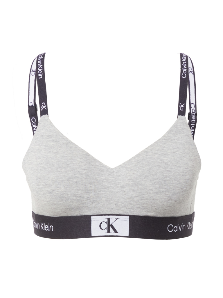 Calvin Klein Underwear Sutien  gri / negru / alb