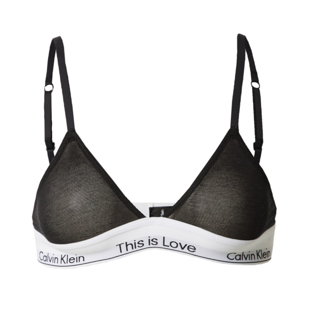 Calvin Klein Underwear Sutien  negru / alb