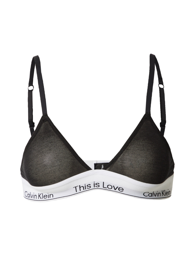 Calvin Klein Underwear Sutien  negru / alb